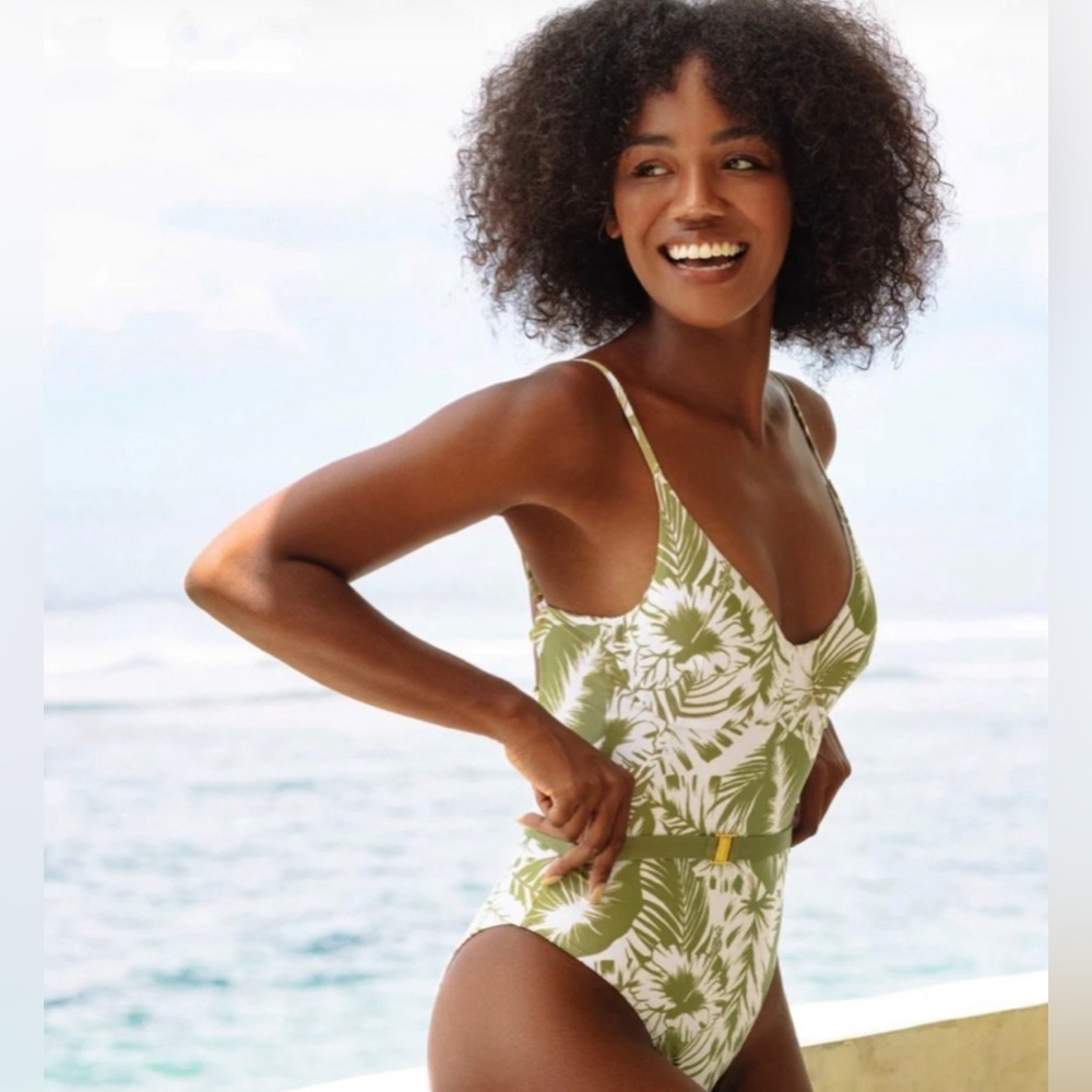 NEW! Kenny Flowers Watercolors THE BALI Underwire One Piece SZ XS, S,  L